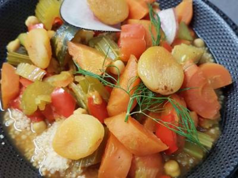 Tajine de Légumes à l'Orientale en mode bistro